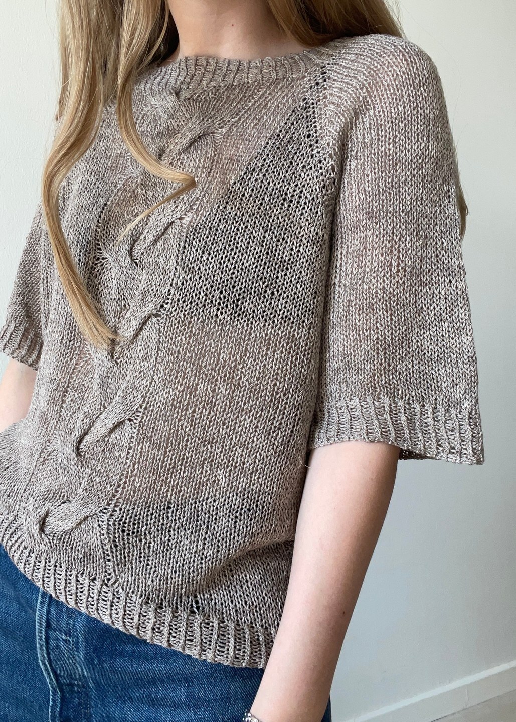 Busan Tee - Hør Silke · AEGYOKNIT