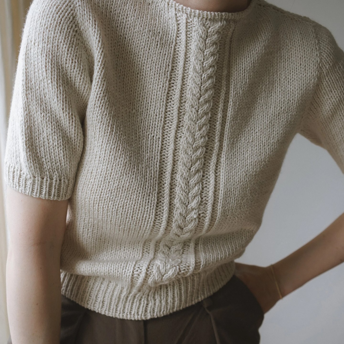 Anais tee fra Gregoria Fibers
