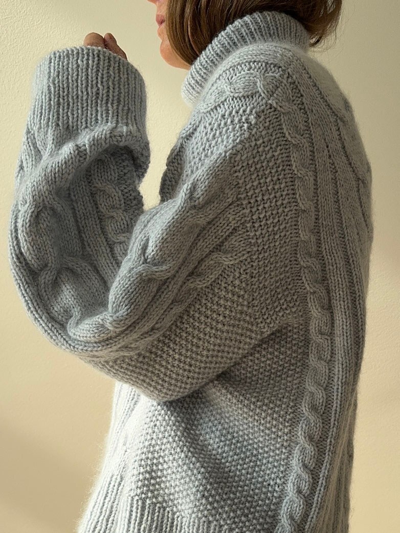 TULIP LOOP ROLLNECK - Pura Lana + Cashmere Lace · OTHERLOOPS