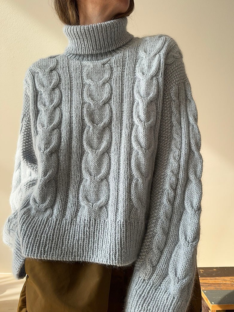 TULIP LOOP ROLLNECK - Pura Lana + Cashmere Lace · OTHERLOOPS