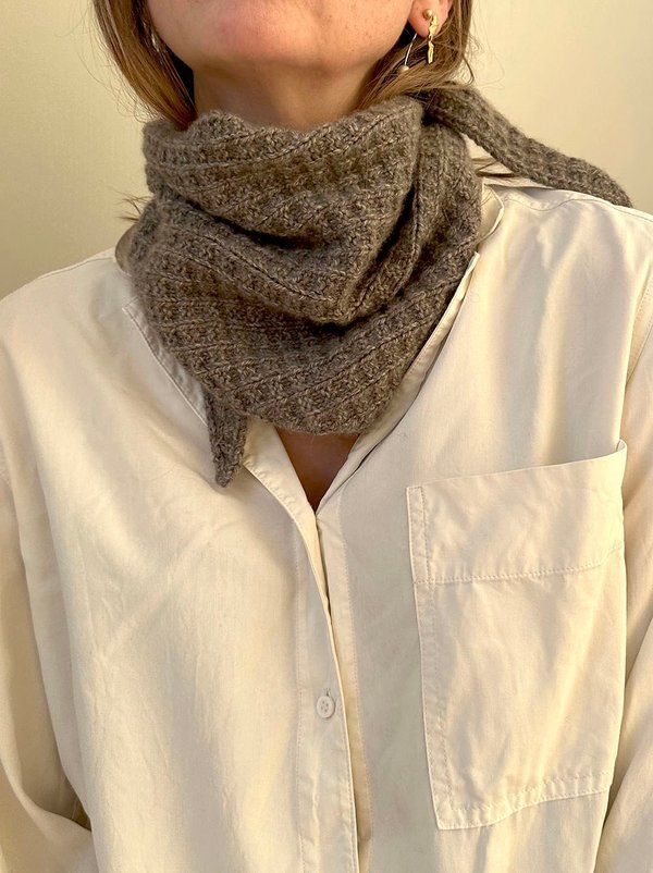 WAFFLE LOOP BANDANA - Cashmere Me