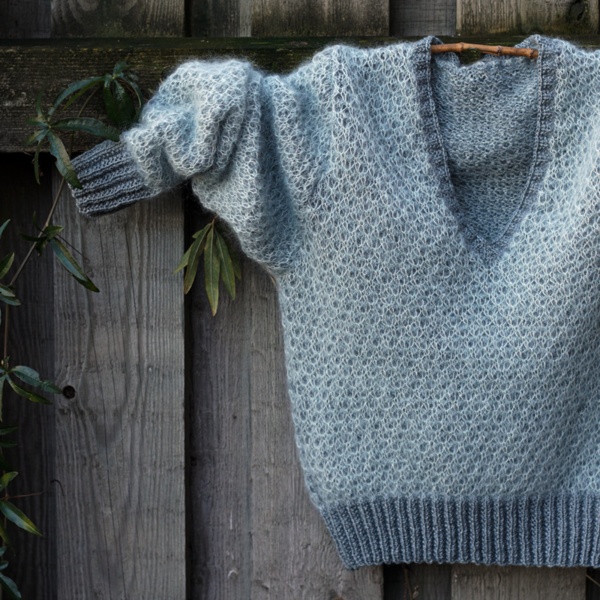 Gepard Spring sweater med V-hals