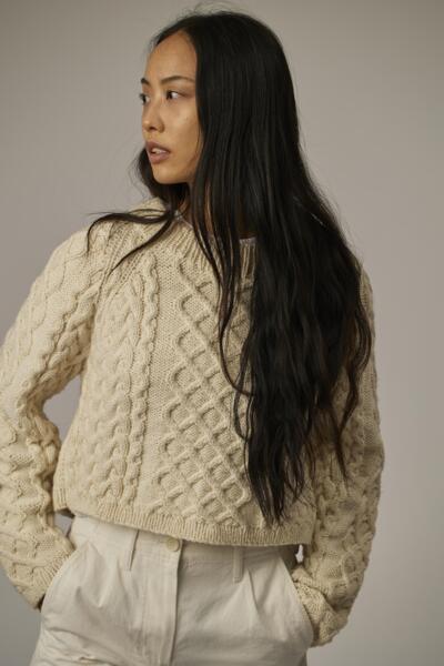 Gepard raglansweater med snoninger D