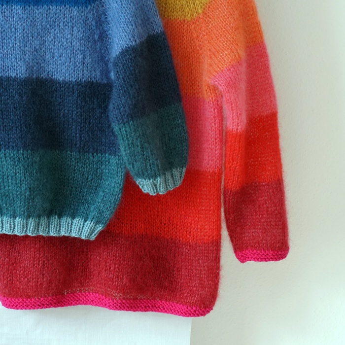 Gepard Idun – stribet mohairsweater