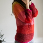 Gepard Idun – Stribet mohairsweater D